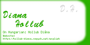 diana hollub business card